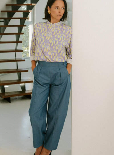 Maison Fauve The ANDREA Trousers - sewing pattern - English and French instructions