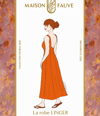 Maison Fauve The Linger dress - sewing pattern - English and French instructions