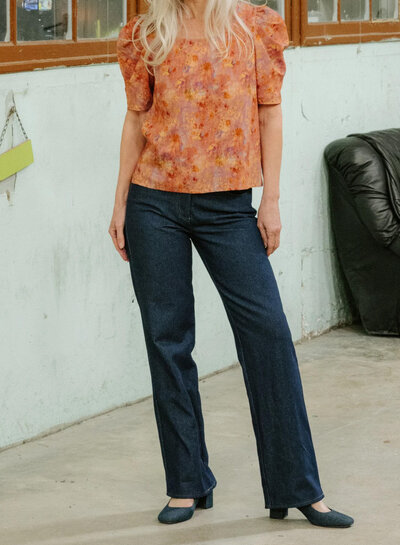 Maison Fauve The Worn Jeans - sewing pattern - English and French instructions