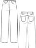 Maison Fauve The Worn Jeans - sewing pattern - English and French instructions