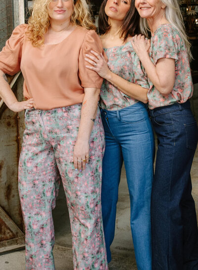 Maison Fauve The Worn Jeans - sewing pattern - English and French instructions