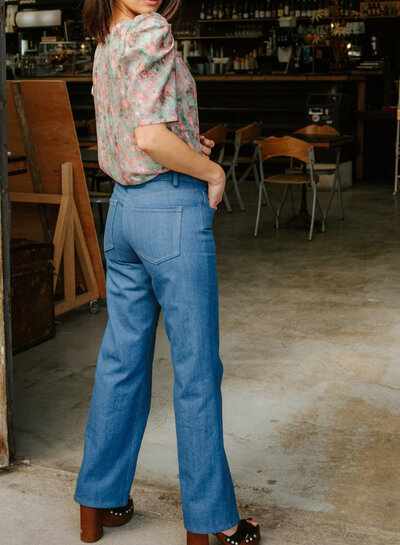 Maison Fauve The Worn Jeans - sewing pattern - English and French instructions