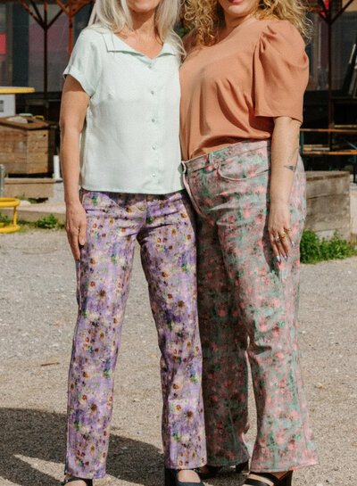 Maison Fauve The Worn Jeans - sewing pattern - English and French instructions