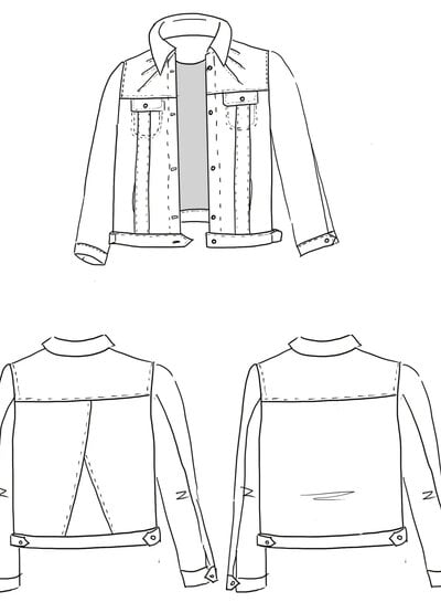 Maison Fauve Le blouson PILAR - naaipatroon - Engels en Franse instructies