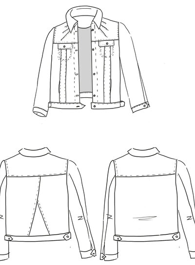 Maison Fauve The PILAR blouse - sewing pattern - English and French instructions