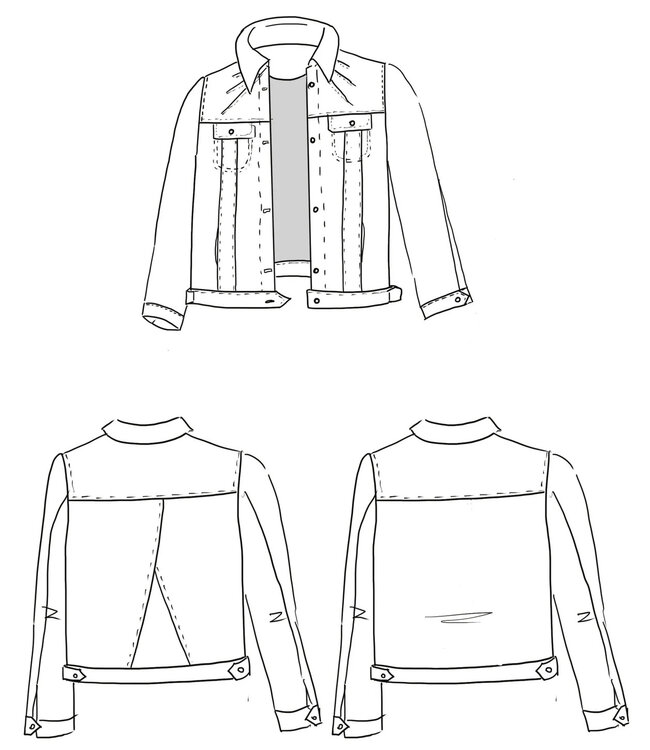 Maison Fauve Le blouson PILAR - naaipatroon - Engels en Franse instructies