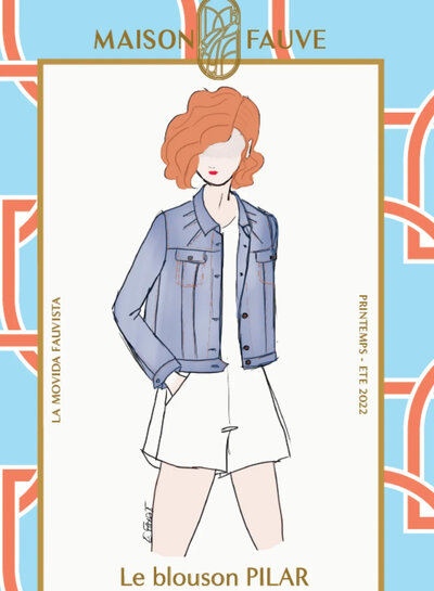 Maison Fauve The PILAR blouse - sewing pattern - English and French instructions