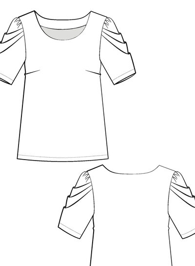 Maison Fauve La blouse DOLL - naaipatroon - Engels en Franse instructies