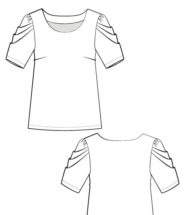 Maison Fauve La blouse DOLL - naaipatroon - Engels en Franse instructies