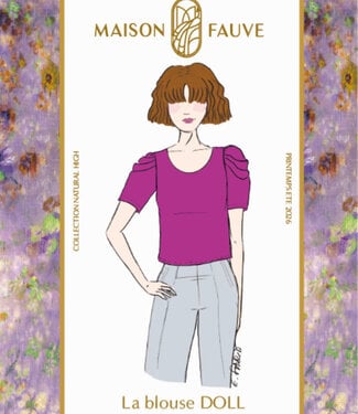 Maison Fauve The Doll blouse - sewing pattern - English and French instructions