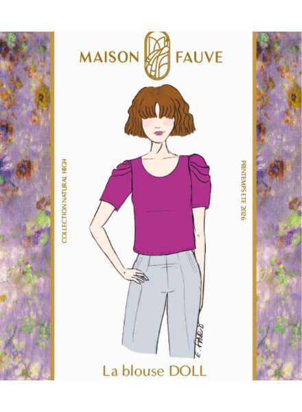Maison Fauve La blouse DOLL - naaipatroon - Engels en Franse instructies