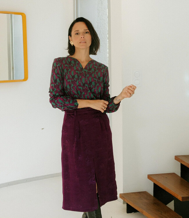 Maison Fauve La jupe SILVANA - naaipatroon - Engels en Franse instructies