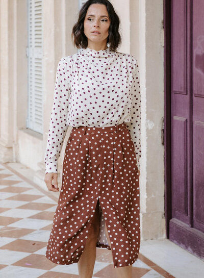 Maison Fauve The SILVANA dress - sewing pattern - English and French instructions