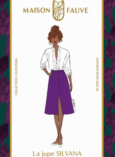 Maison Fauve La jupe SILVANA - naaipatroon - Engels en Franse instructies