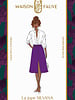 Maison Fauve La jupe SILVANA - naaipatroon - Engels en Franse instructies