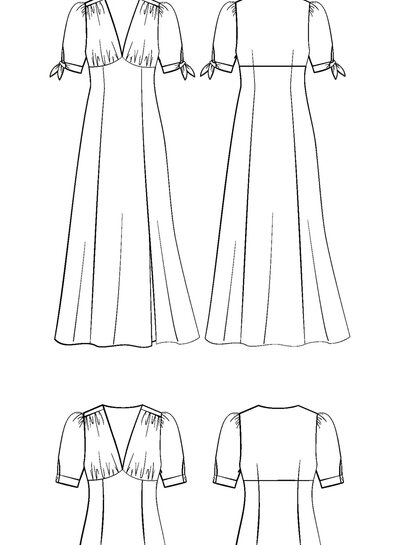 Maison Fauve The ROSALIE dress - sewing pattern - English and French instructions