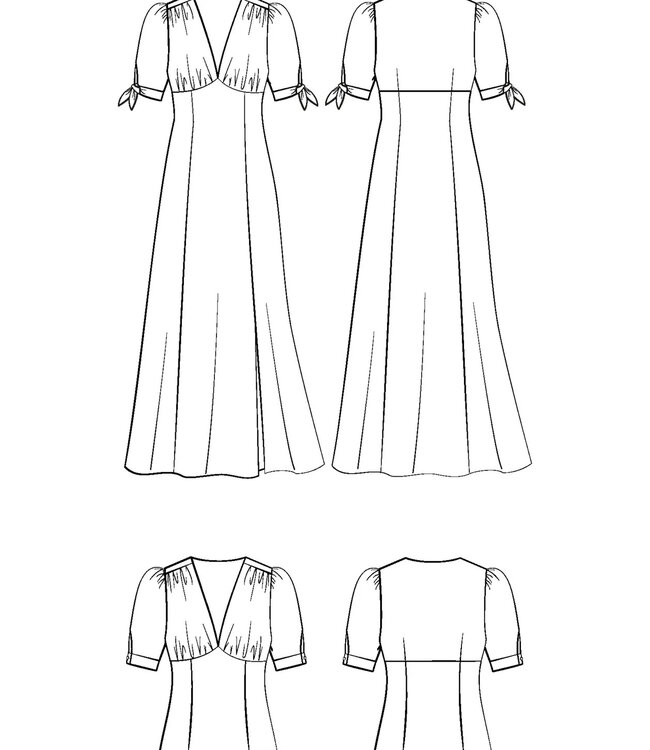 Maison Fauve La robe ROSALIE - naaipatroon - Engels en Franse instructies