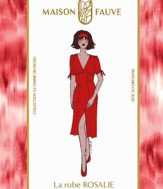 Maison Fauve La robe ROSALIE - naaipatroon - Engels en Franse instructies