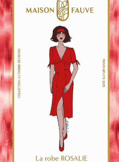 Maison Fauve The ROSALIE dress - sewing pattern - English and French instructions