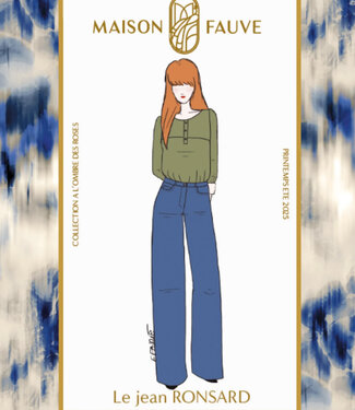 Maison Fauve Le jean RONSARD - naaipatroon - Engels en Franse instructies