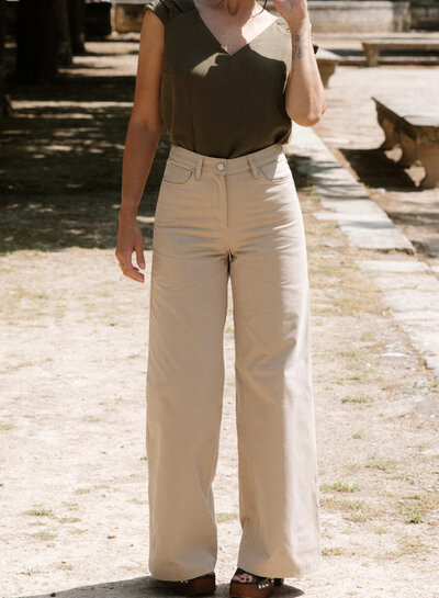 Maison Fauve The Ronsard jeans - sewing pattern - English and French instructions