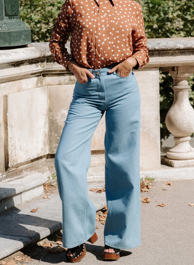 Maison Fauve The Ronsard jeans - sewing pattern - English and French instructions