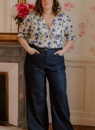 Maison Fauve The Ronsard jeans - sewing pattern - English and French instructions