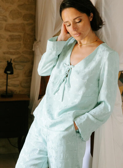 Maison Fauve The SOUPIR pyjamas - sewing pattern - English and French instructions