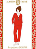 Maison Fauve The SOUPIR pyjamas - sewing pattern - English and French instructions