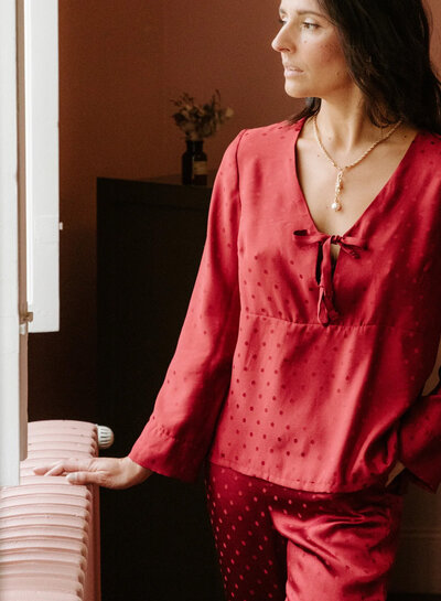 Maison Fauve The SOUPIR pyjamas - sewing pattern - English and French instructions