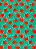 be trendy apple-blue-sea-green and apples - tetra / double gauze