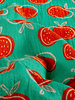 be trendy apple-blue-sea-green and apples - tetra / double gauze