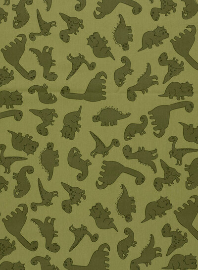 dinosaurussen olijfgroen - tricot