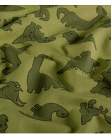 dinosaurs olive green - jersey