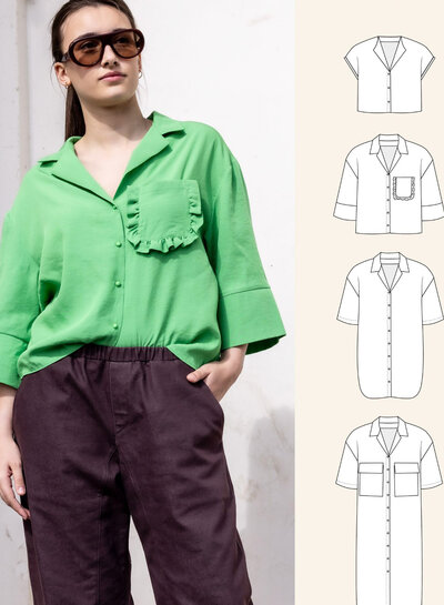 Notches Clara blouse / dress * pre-order, available from 8/5