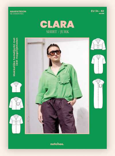 Notches Clara blouse / jurk * pre-order, beschikbaar vanaf 8/5