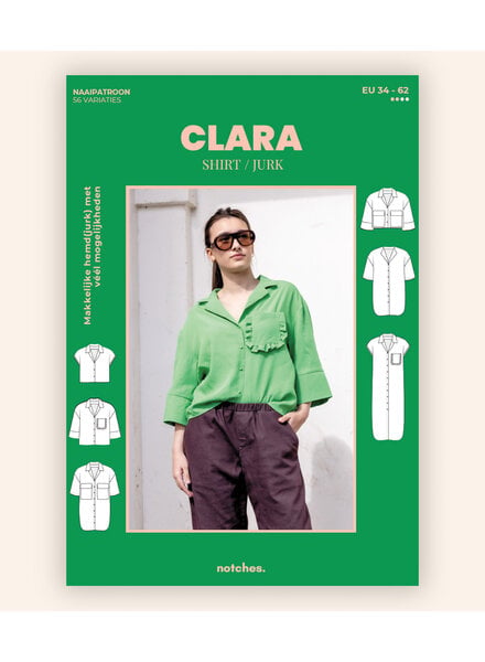Notches Clara blouse / jurk * pre-order, beschikbaar vanaf 8/5