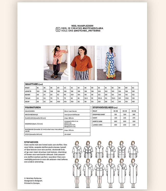 Notches Clara blouse / jurk