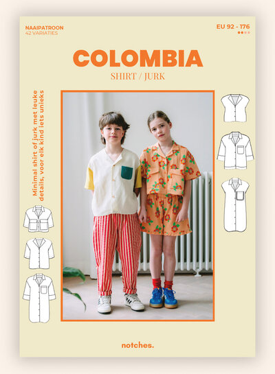 Notches Colombia shirt / dress * pre-order, available from 8/5