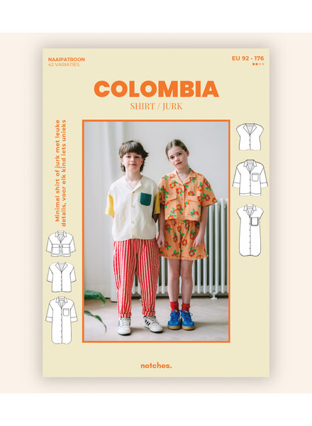 Notches Colombia shirt / dress * pre-order, available from 8/5