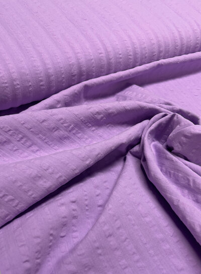 Madeline lilac seersucker cotton