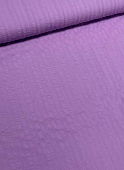 Madeline lilac seersucker cotton