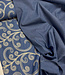 donkerblauw denim look - katoen 106