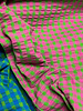 fuchsia lime vichy checks - seersucker