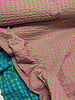 fuchsia lime vichy checks - seersucker
