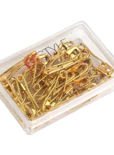 Curved safety pins - 36 pieces - 27mm