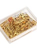 Curved safety pins - 36 pieces - 27mm