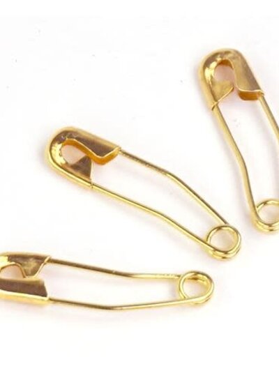 Curved safety pins - 36 pieces - 27mm