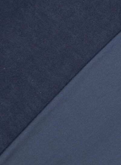 navy blue sponge - stretchy terry