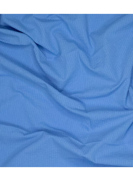 Fibremood small blue with subtle lines - seersucker